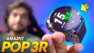 WATCH BEFORE BUYING Amazfit POP 3R Review ⚡️ A Round AMOLED Calling Smartwatch [upl. by Yllrebmik]