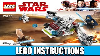 LEGO Instructions  Star Wars  75206  Jedi and Clone Troopers Battle Pack  Episode II [upl. by Sancho]