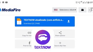 TEXTNOW DOWNLOAD LINK DIRETO atualizado 2022 [upl. by Jaquelin]