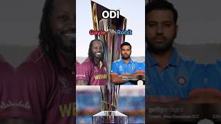 Rohit Sharma vs Chris Gayle trending cricket shortvideo youtubeshorts shorts shots viralvideo [upl. by Vivianna231]