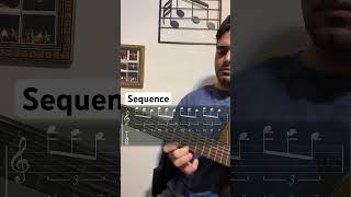 Guitar tutorial sequence exercise by Farzin Niazkhani guitartutorial music guitar guitartabs [upl. by Virginia]