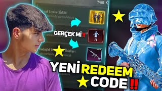 AKTİF REDEEM CODE PUBG MOBİLE 2024❗RAMAZAN AYI YENİ REDEEM KODLARI PUBG MOBİLE [upl. by Carl]