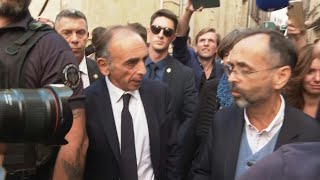 France Eric Zemmour in Béziers at the invitation of Mayor Robert Ménard  AFP [upl. by Kauppi528]