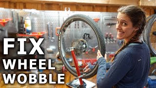 Learning to true a wheel WITH AND WITHOUT A TRUING STAND  Syd Fixes Bikes [upl. by Anneg]