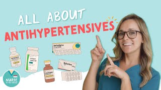 Antihypertensive Medications  ACEInhibitors  BetaBlockers  Nursing Intervention  NCLEX Tips [upl. by Hough946]