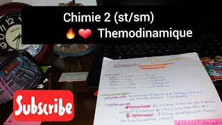 ملخص thermodynamique  القوانين chimie SMST [upl. by Mikeb98]