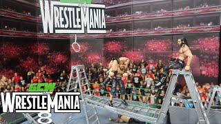 GCW Wrestlemania 8 FULL SHOW WWE Action Figures PPV [upl. by Ika102]