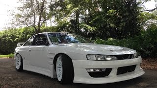 LS1 Engine Swap 240sx S14 Part 1 Flying Wheels [upl. by Rosene536]