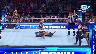 The Kabuki Warriors Vs Zelina Vega amp quotMichinquot Mía Yim  WWE Smackdown 15122023 En Español [upl. by Romilda]