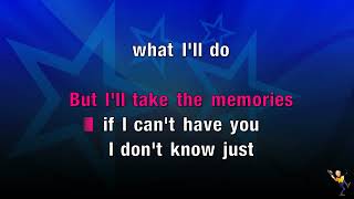 Ill Take The Memories  Lorrie Morgan KARAOKE [upl. by Atnima507]