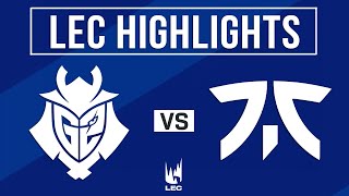 G2 vs FNC Highlights ALL GAMES  LEC 2024 Season Finals  G2 Esports vs Fnatic [upl. by Jemmy468]