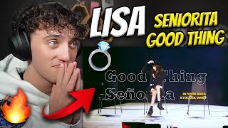 LISA quotGood thing amp Señoritaquot LIVE IN FUKUOKA PAYPAY DOME TOUR My Wife Slay 🔥  REACTION [upl. by Ellissa]