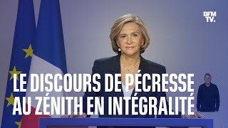 Le discours de Valérie Pécresse au Zénith de Paris en intégralité [upl. by Tse592]