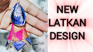 easy and beautiful bilkul new latkan designblousekurtilehengalatkan design making [upl. by Anoed]