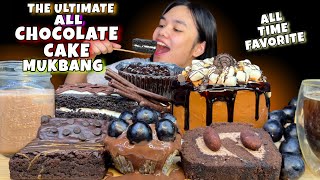 ULTIMATE ALL CHOCOLATE CAKE MUKBANG PINOY MUKBANG [upl. by Radec559]