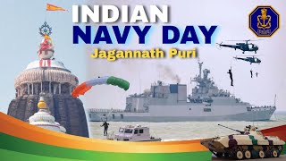 Indian Navy Day 2024 in Jagannath Puri [upl. by Yrod]