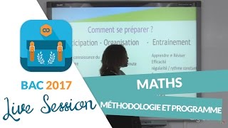 Bac 2017  Live Méthodologie Maths  Programme épreuve notation [upl. by Nuawad]