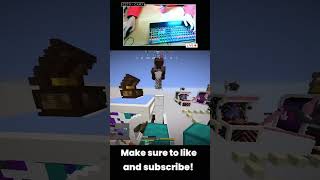 THE FUNNIEST BEST MINECRAFT BEDWARS CLIPS fun minecraft shorts funny memes bedwars hypixel [upl. by Jolynn]