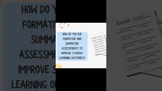 Using Formative Assessments to Boost Student Learning  Teacher Interview Tips education teaching [upl. by Cassaundra]