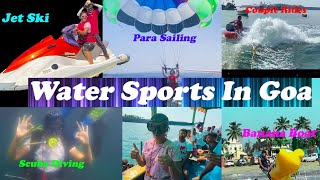 Goa Diaries Part 2  water sports  😱Danger and Adventure   sheethal elzha official  sheethal [upl. by Devlin]