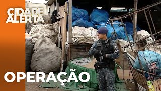 Operação no Parolin polícia busca por foragidos e traficantes em Curitiba [upl. by Assilat640]