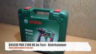 Bosch PBH 2100 RE Bohrhammer Test [upl. by High833]