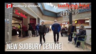 NEW SUDBURY CENTRE walking tour  Sudbury Ontario Canada 4K 🇨🇦 [upl. by Saum666]