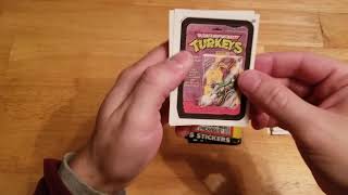 1991 Topps Wacky Packages wax pack x6 opening [upl. by Hammad324]