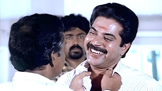 മമ്മൂക്കയുടെ ഒരു മരണമാസ്സ്‌ സീൻ  Mammootty  Jagathy  Mukesh  Parvathy  Jagratha Movie [upl. by Shepperd]