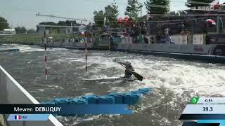 Mewen Debliquy France U23 Canoe Final  2023 ICF CanoeKayak Slalom Junior amp U23 World Championships [upl. by Ab]