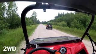 Polaris RZR 570 vs RZR 800 Race [upl. by Namsaj]