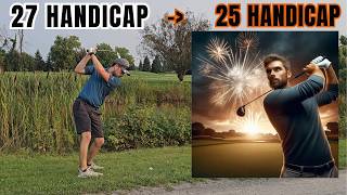 What 25 Handicap Golf Actually Looks Like  Breaking 100 and Lowering Our Handicap [upl. by Imef]