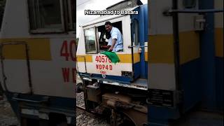 Nizamabad to basara by train 🚆  Sai Vlogs  shorts basara train travel ytshorts [upl. by Haianeb]