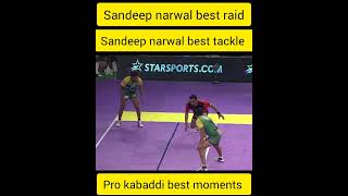 Pro kabaddi best raid moment and best tackle moments [upl. by Limemann]