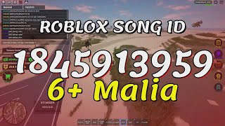 6 Malia Roblox Song IDsCodes [upl. by Enasus]