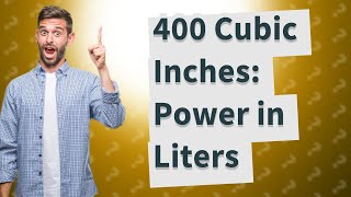 What is a 400 cubic inch engine in liters [upl. by Traggat336]