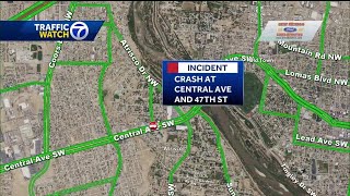 Central Ave closed at 47th street due to a crash [upl. by Emyle]