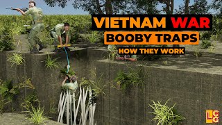 Vietnam War Booby Traps How do they work [upl. by Fernanda776]