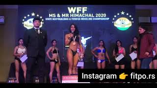 Miss Himachal Title winner 🏆 Gold 🥇 misshimachal bodybuilding fitness [upl. by Diad824]