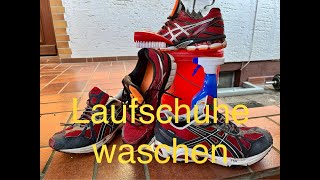 Laufschuhe waschen und reinigen [upl. by Sammy]