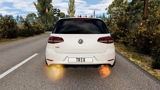 Volkswagen Test Driving  Realistic Freeroam Driving  BeamNGDrive  Thrustmaster TX [upl. by Shawna]