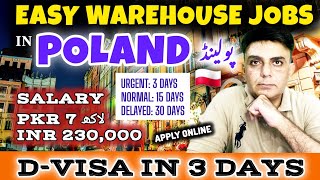 Poland Warehouse Jobs with Visa Sponsorship 2024  Recruitment Event  Open Job Offers  Work Permit [upl. by Ihtak]