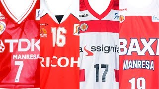 Las camisetas del Bàsquet Manresa 19962018 [upl. by Hsirrehc]