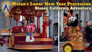 Mulans Lunar New Year Procession during Year of the Rabbit at Disney California Adventure [upl. by Ear]