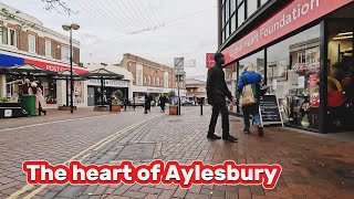 Exploring beautiful Aylesbury  A town in the UK 🇬🇧 Buckinghamshire County Europe [upl. by Llamaj]