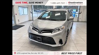 2018 Toyota Sienna LE AWD  B12975 [upl. by Perni]