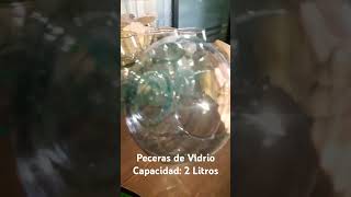 Peceras de vidrio capacidad 2 Litros [upl. by Amaris]