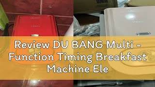 Review DU BANG Multi  Function Timing Breakfast Machine Electronic Waffle Machine Sandwich Maker T [upl. by Sexela391]