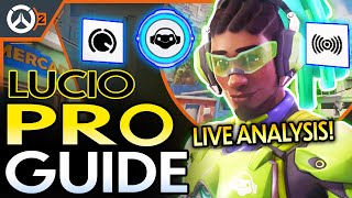 1 PRO OVERWATCH 2 LUCIO GUIDE  LUCIO GAMEPLAY  HOW TO PLAY LUCIO  ABILITIES [upl. by Llednahs319]