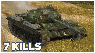 T62A • 74K DAMAGE • 7 KILLS • WoT Blitz [upl. by Moseley497]